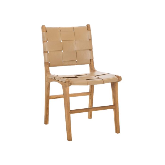 Rollie Chair in Camel - Set of 2