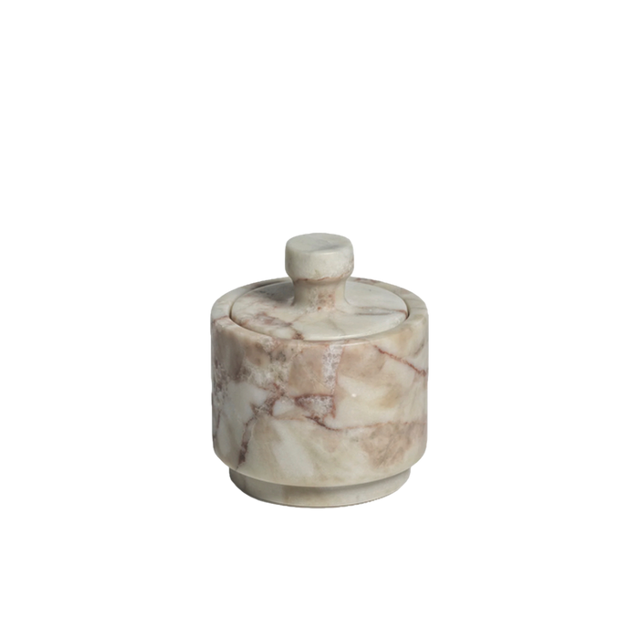 Verona Lidded Marble Jar