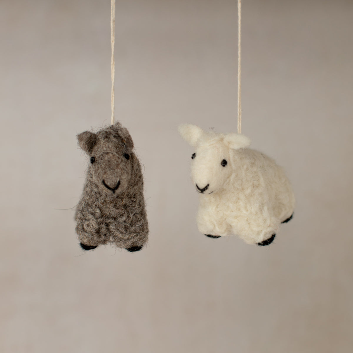 Wool Sheep Ornaments