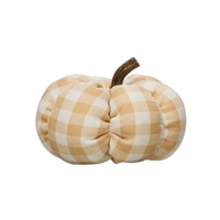 Harvard Cotton Check Pumpkin