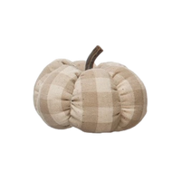 Harvard Cotton Check Pumpkin