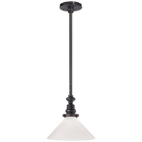 Boston Pendant - Glass Slant Shade