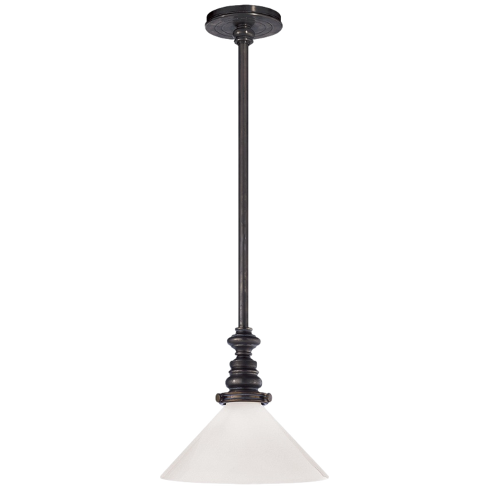 Boston Pendant - Glass Slant Shade