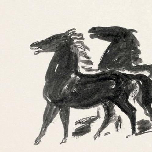 Three Horses Framed Artwork