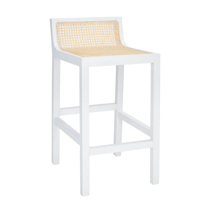 Saylor Low Back Counter Stool - White