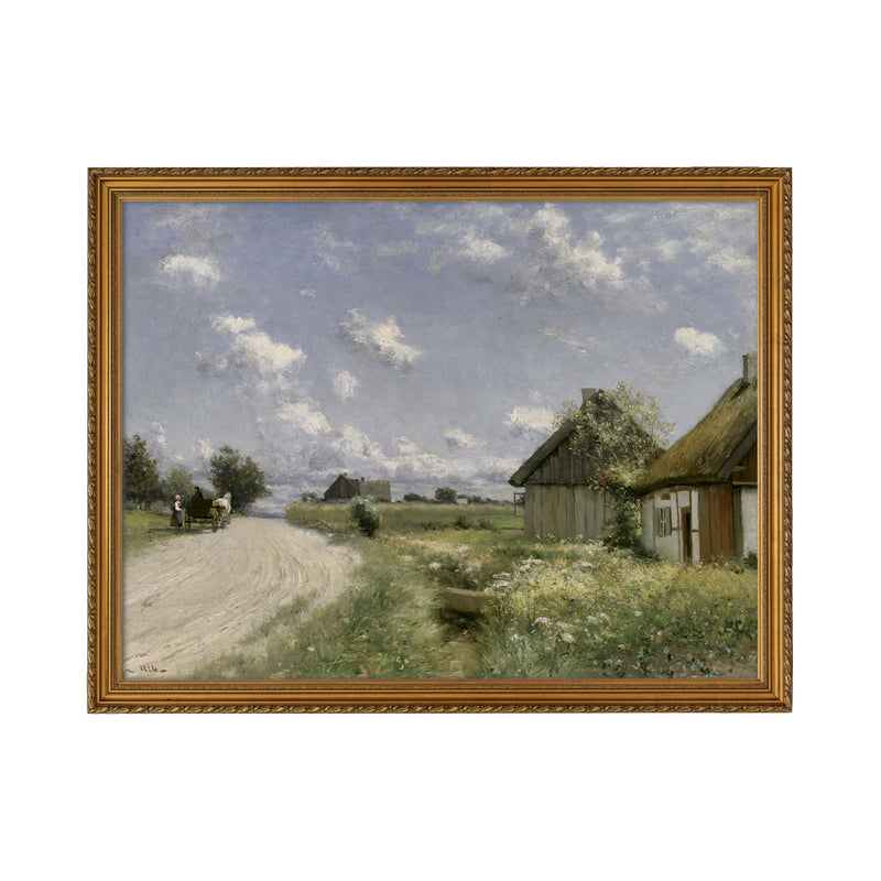 Country Cottage - Unframed Art Print