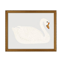 Dusty Swan - Unframed Art Print