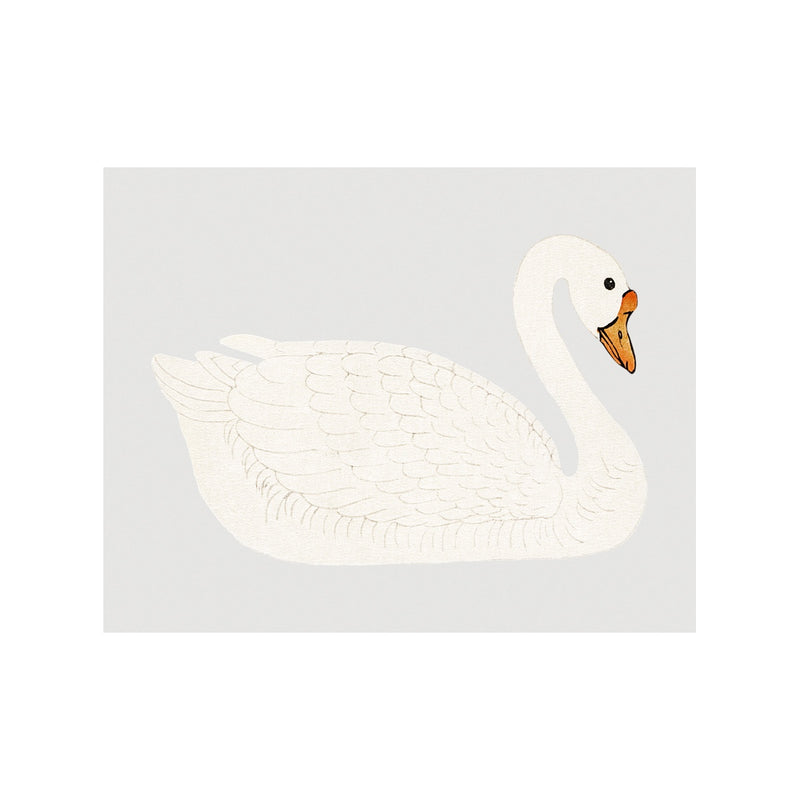 Dusty Swan - Unframed Art Print