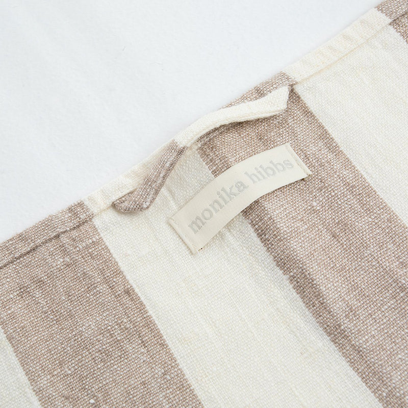 MH Tea Towel - Beige Country Stripe