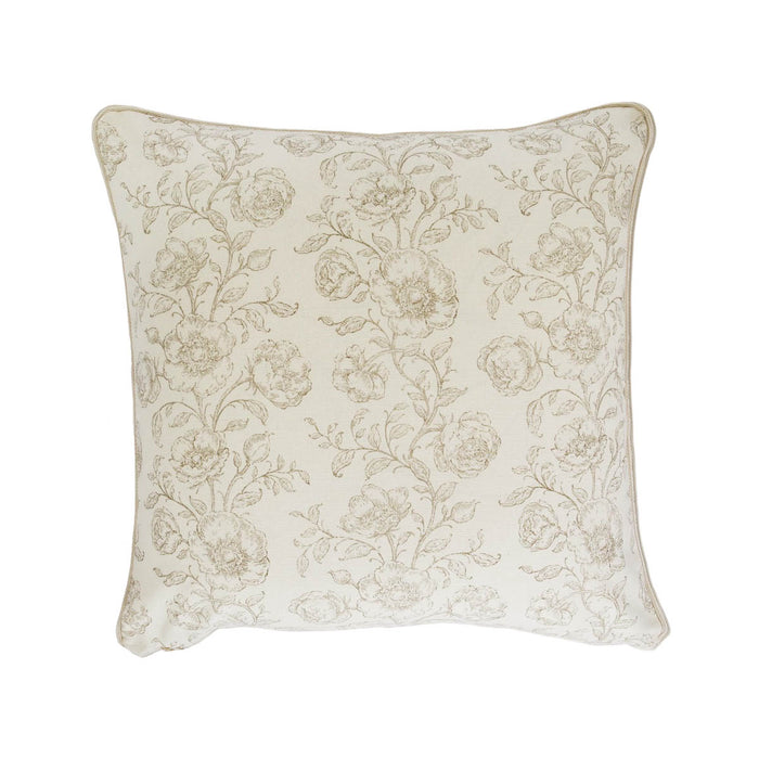 Mabel Pillow Cover - Birch - 24" x 24", Piped