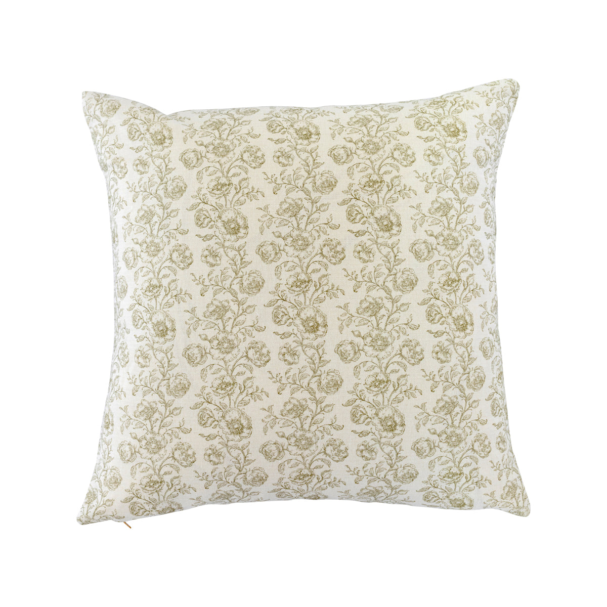 Mabel Lynn Pillow Cover - Olive - 22" x 22"
