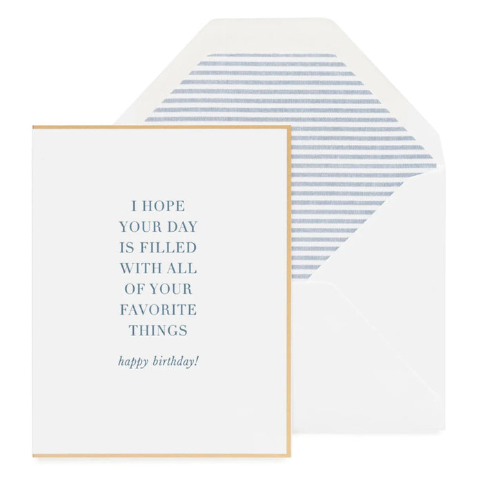 Greeting Card - Your Favorite Things