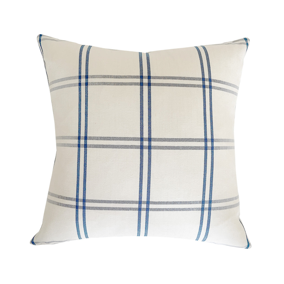 Navy plaid 2025 throw pillows